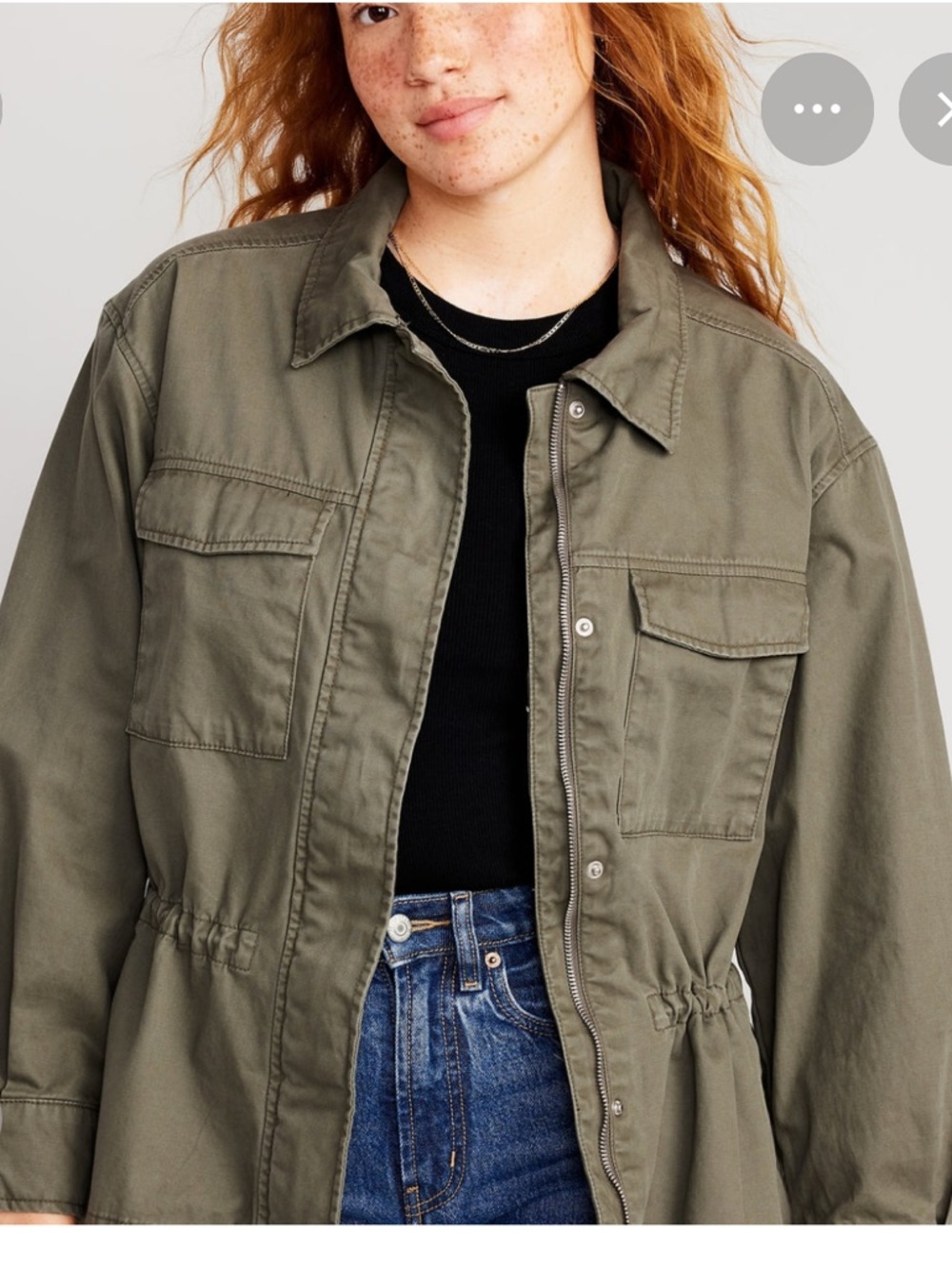 GAP Olive Green Utility Jacket